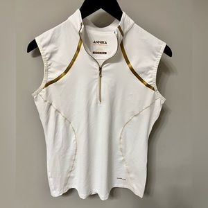 cutter and buck annika sleeveless golf polo SPF50